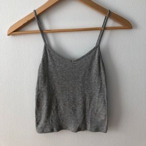Urban outfitters gray crop top